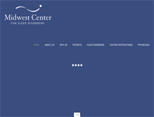 Tablet Screenshot of midsleep.com